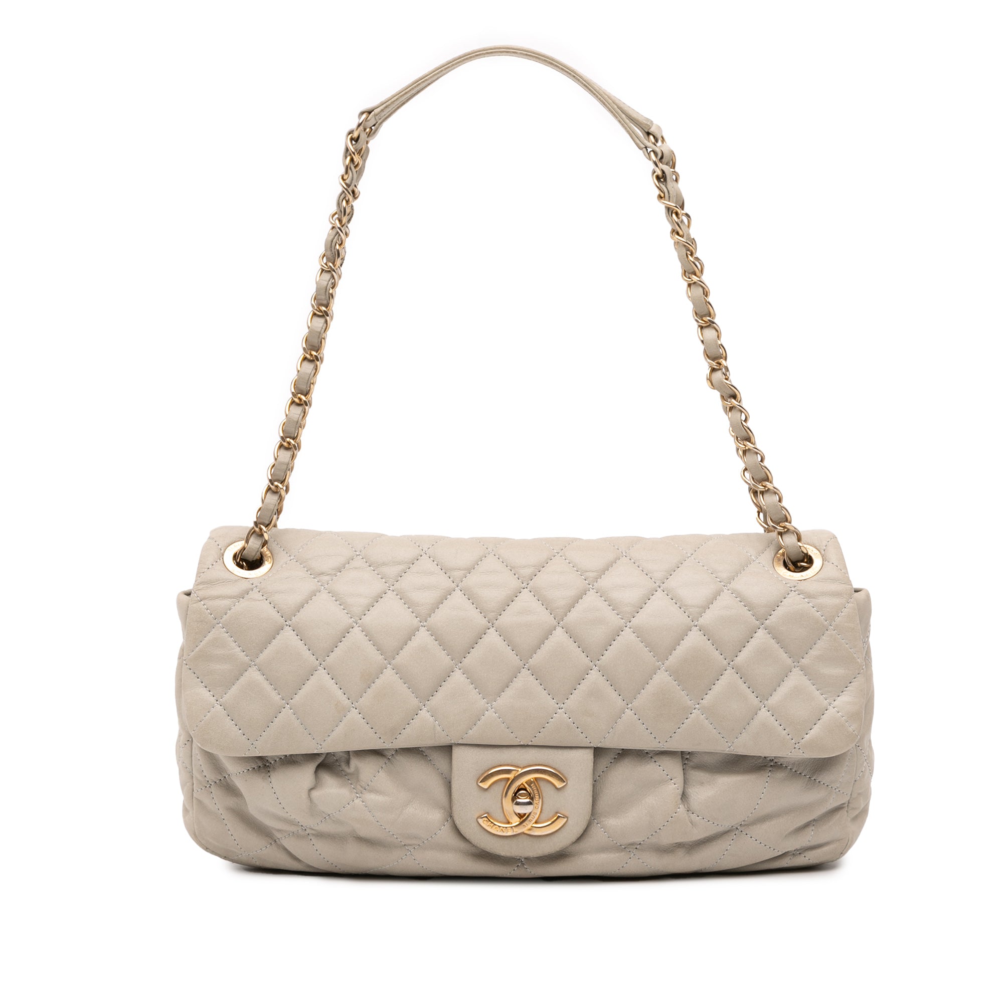 Quilted Calfskin Chic Quilt Flap