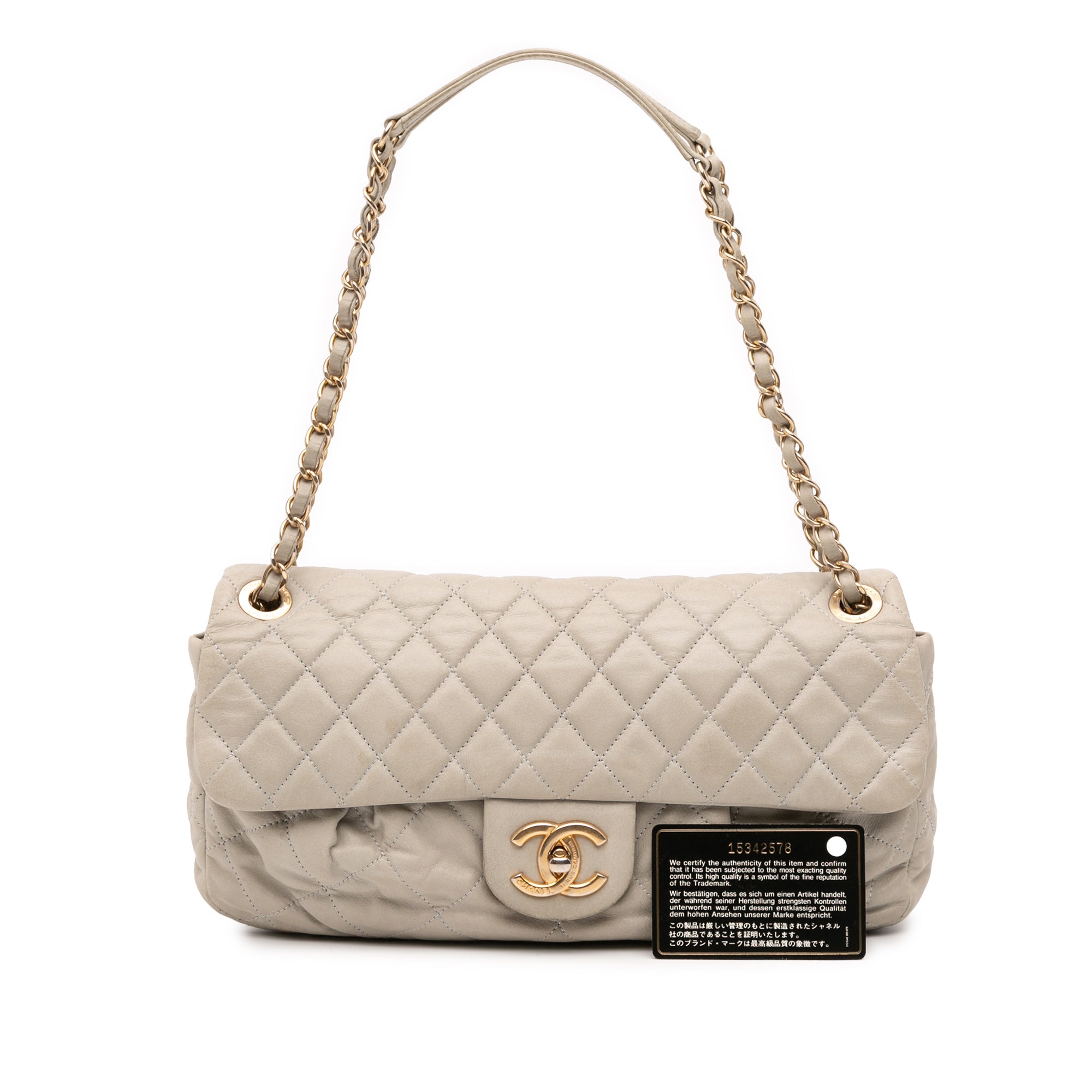 Quilted Calfskin Chic Quilt Flap