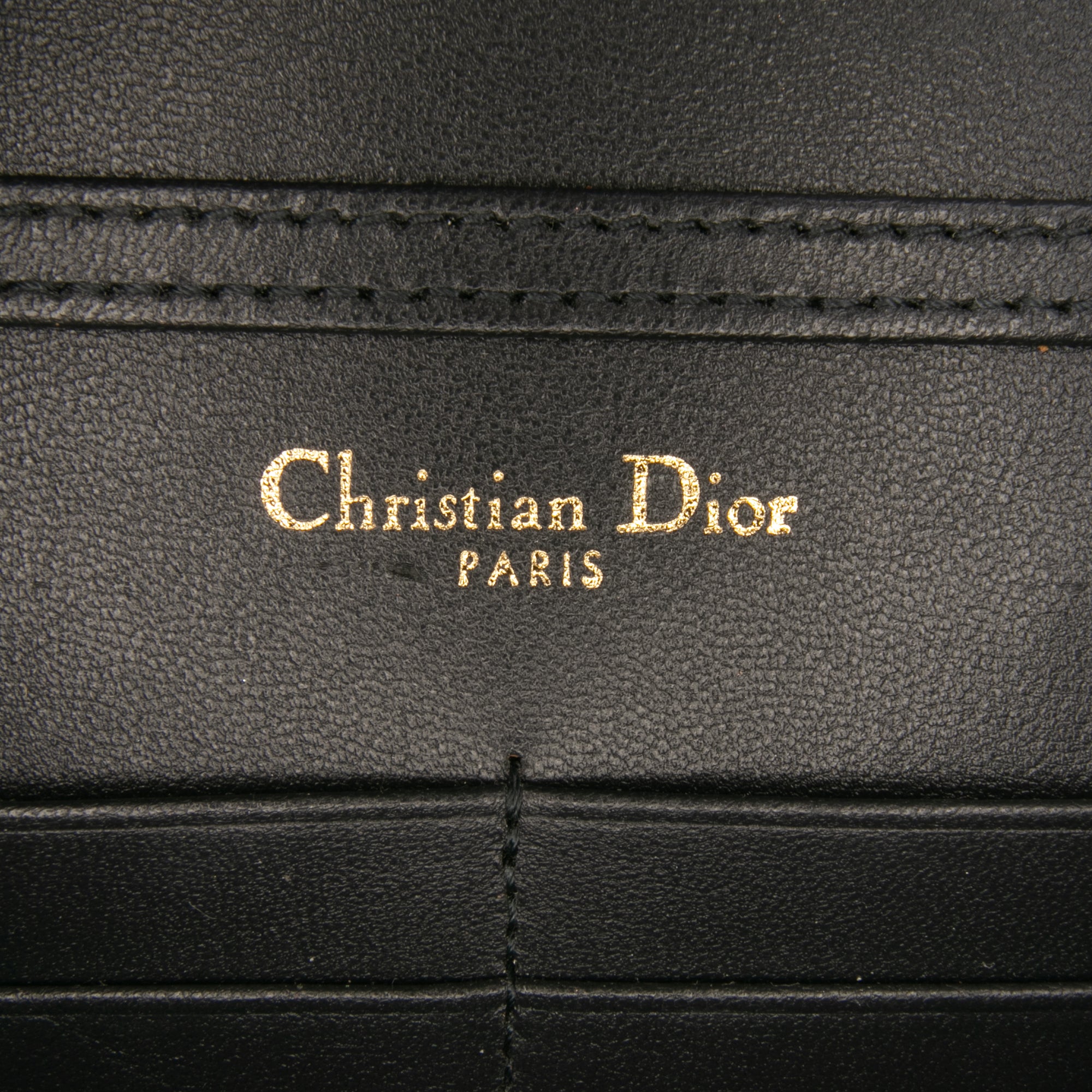 Metallic Patent Microcannage Diorama Wallet on Chain