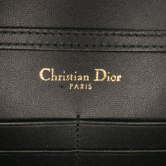 Metallic Patent Microcannage Diorama Wallet on Chain