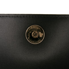 Metallic Patent Microcannage Diorama Wallet on Chain
