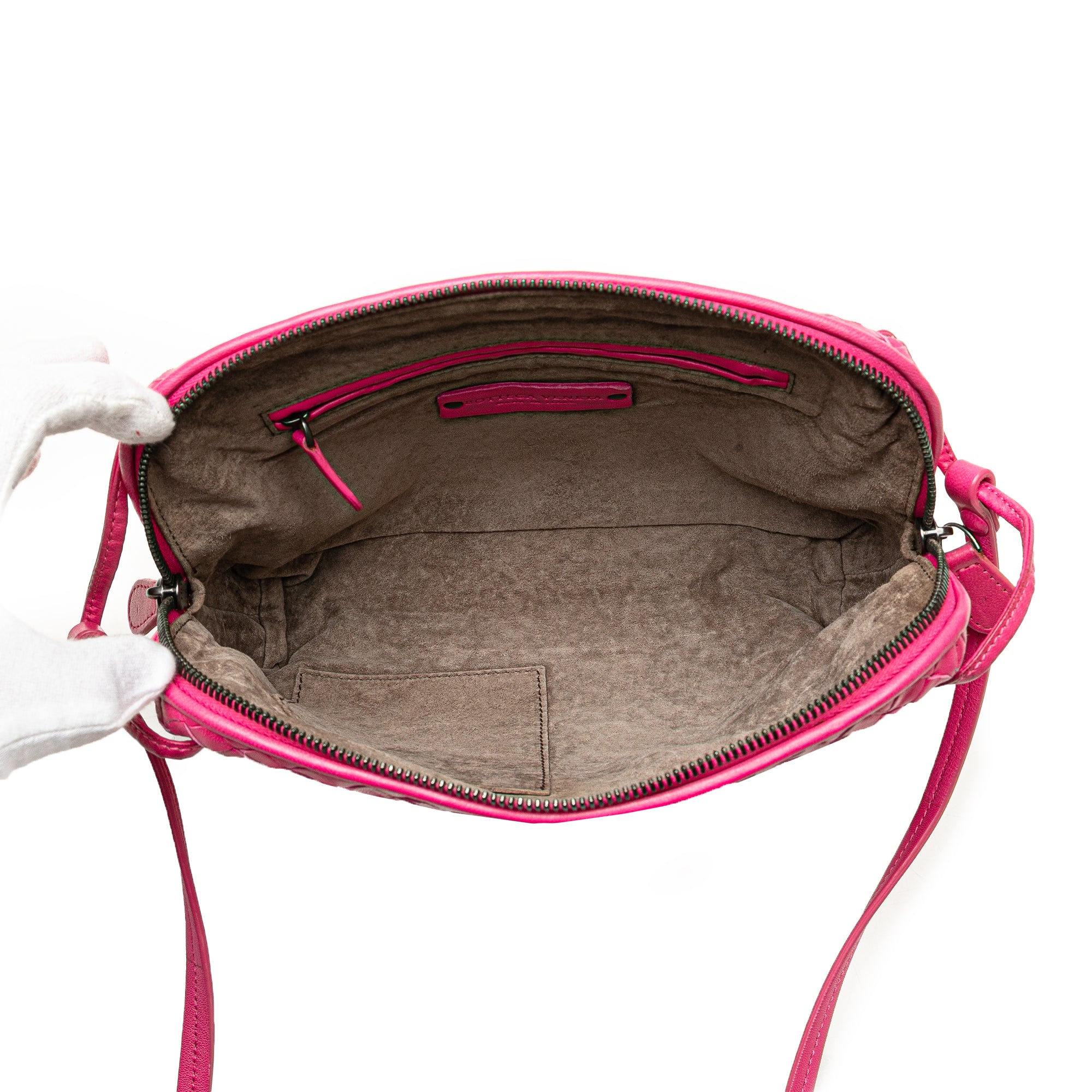 Nappa Intrecciato Nodini Crossbody