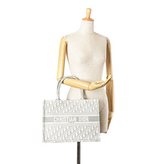 Medium Oblique Canvas Book Tote