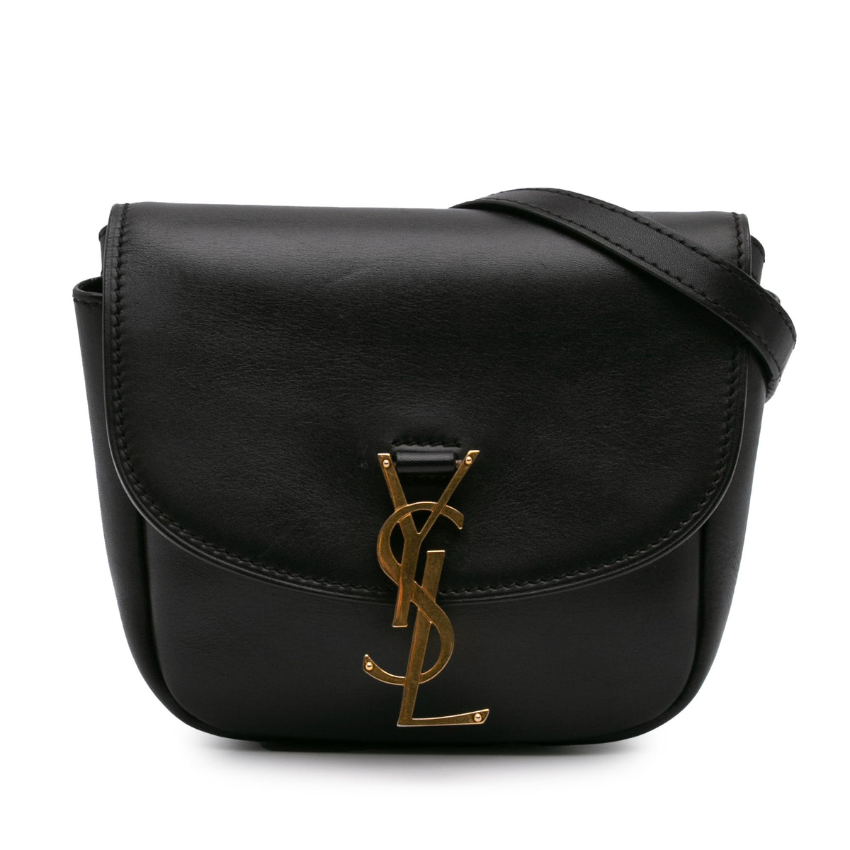 Small Leather Monogram Kaia Crossbody