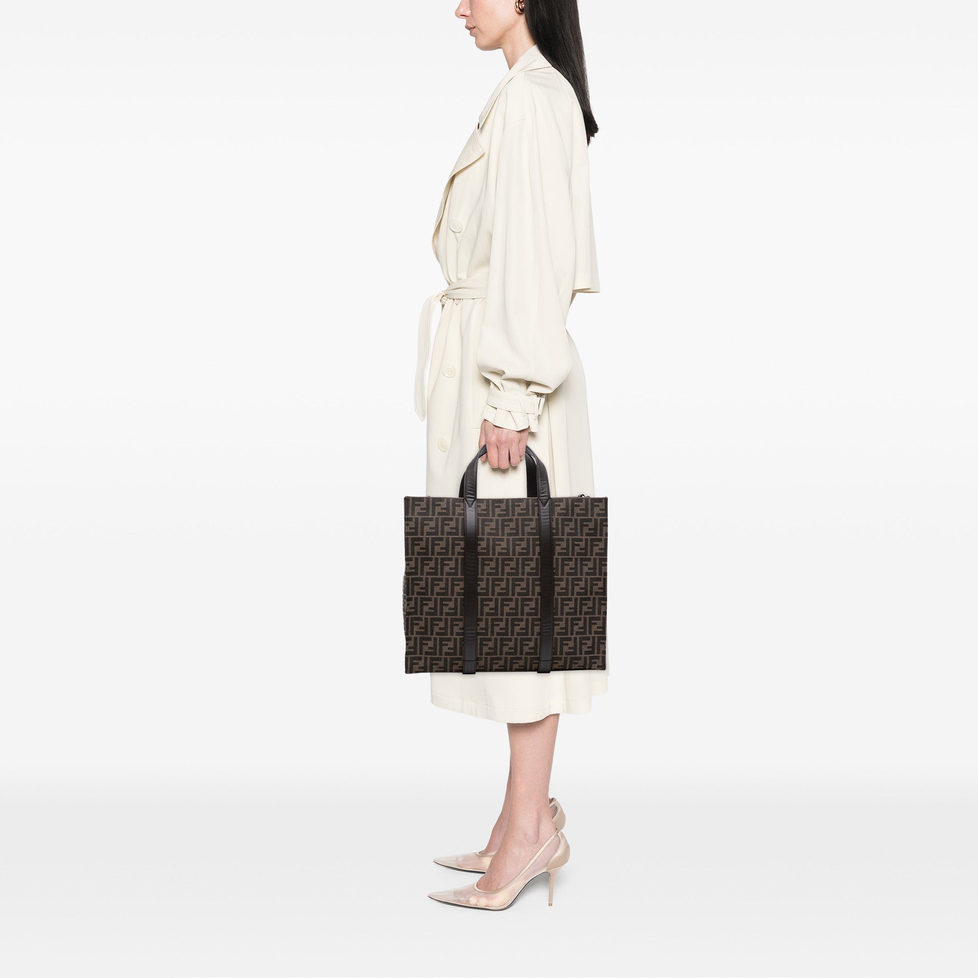 Large Zucca Canvas Shopper Tote