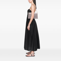 CC Quilted Iridescent Calfskin Clutch with Chain