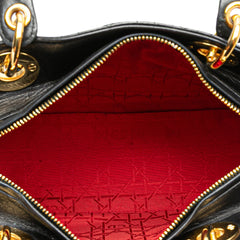 Medium Lambskin Cannage Lady Dior