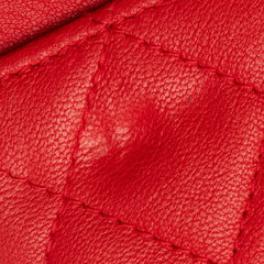 Grained Calfskin CC Box Wallet On Chain