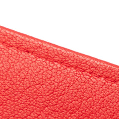 Grained Calfskin CC Box Wallet On Chain