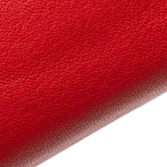 Grained Calfskin CC Box Wallet On Chain