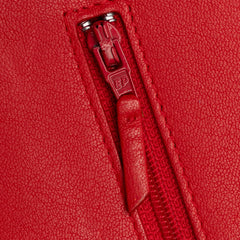Grained Calfskin CC Box Wallet On Chain