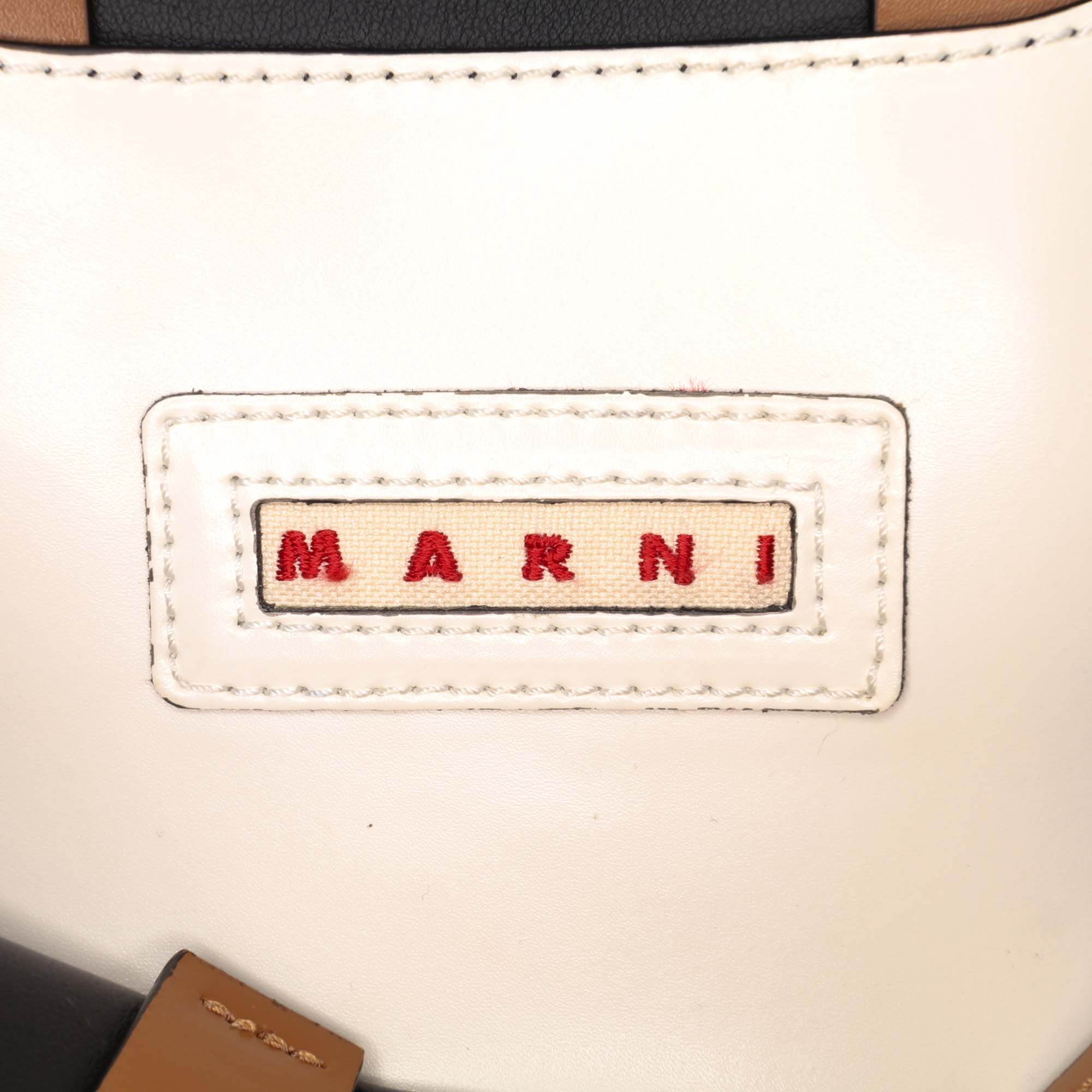 Felt Trimmed Leather Museo Shopper Tote