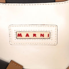 Felt Trimmed Leather Museo Shopper Tote