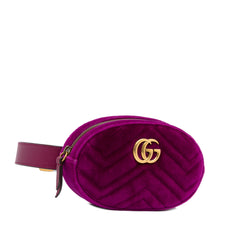 GG Marmont Velvet Belt Bag_1