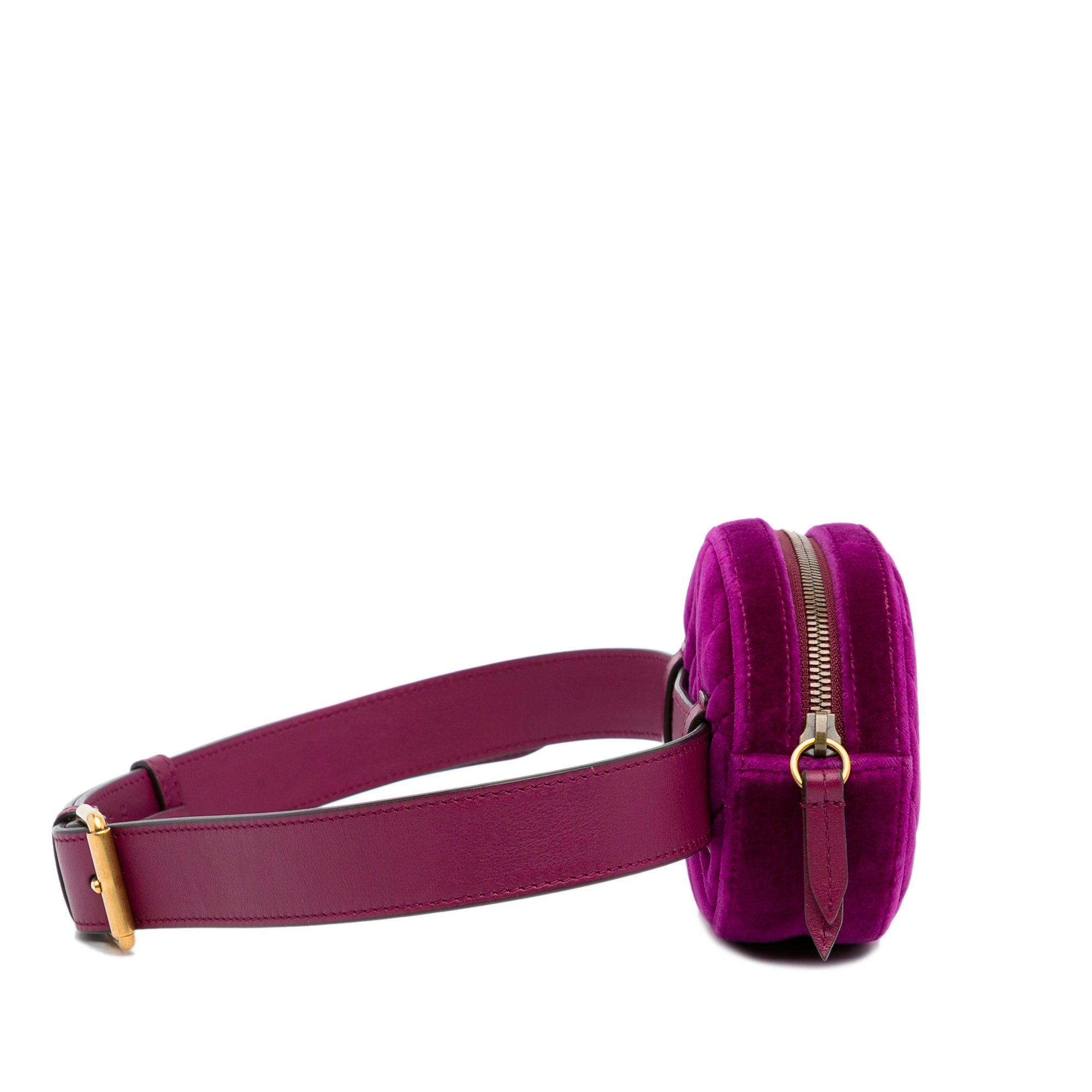 GG Marmont Velvet Belt Bag_3