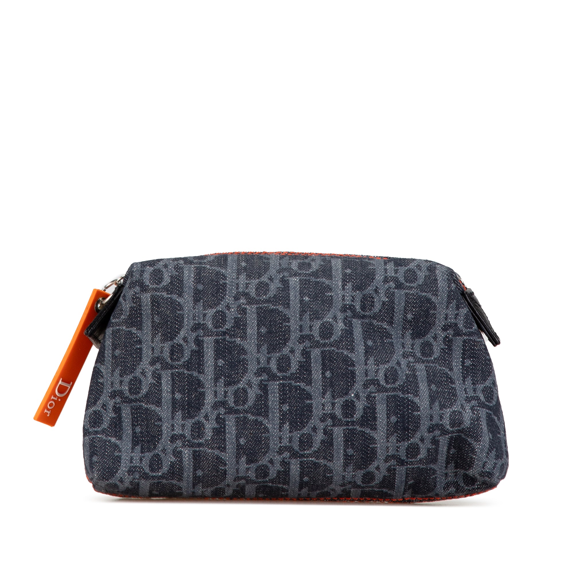 Denim Oblique Flight Cosmetic Pouch