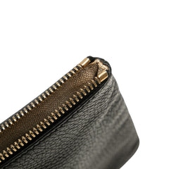 Calfskin Bamboo Tassel Clutch