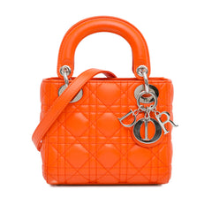 Mini Lambskin Cannage Lady Dior