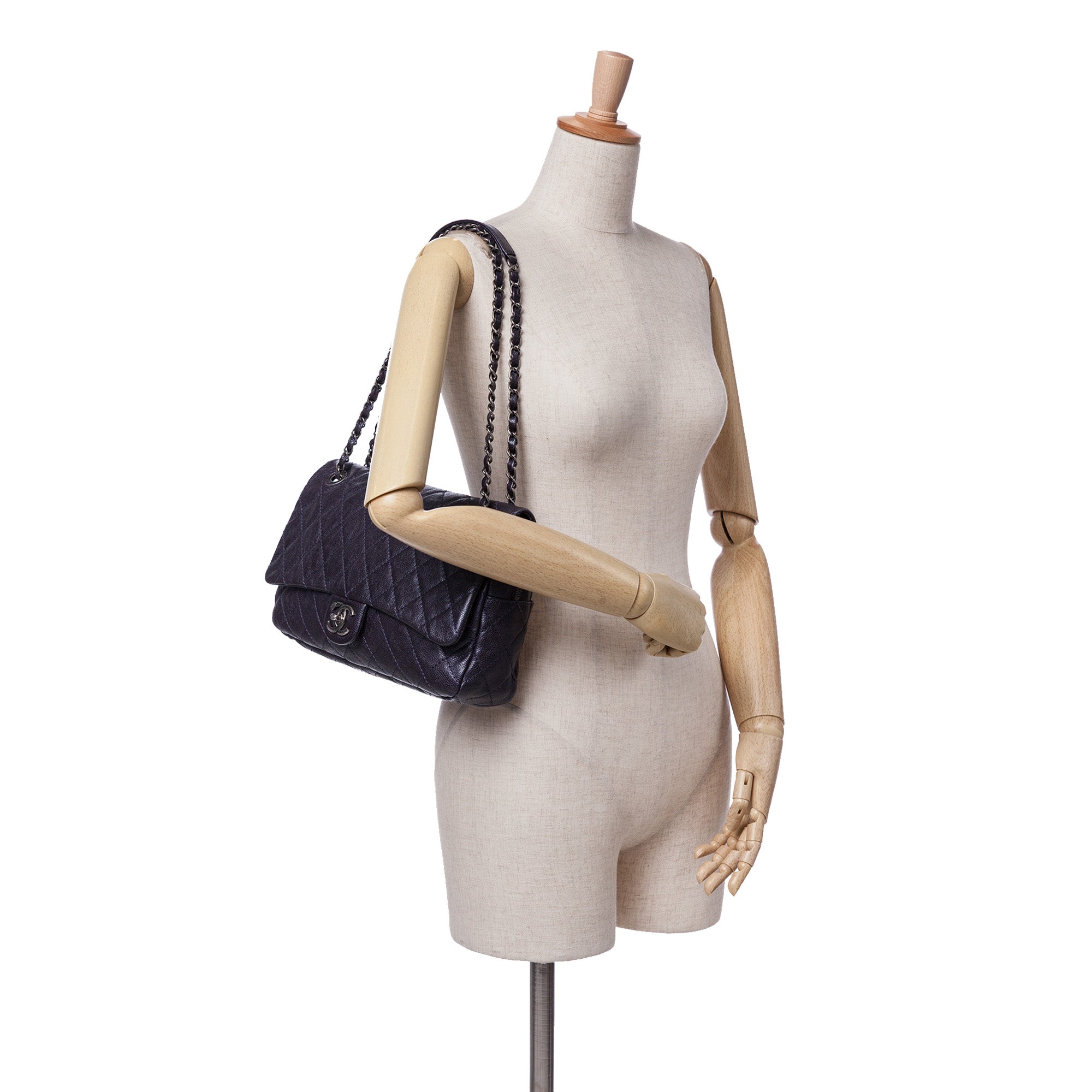 Jumbo Quilted Caviar Easy Flap Bag