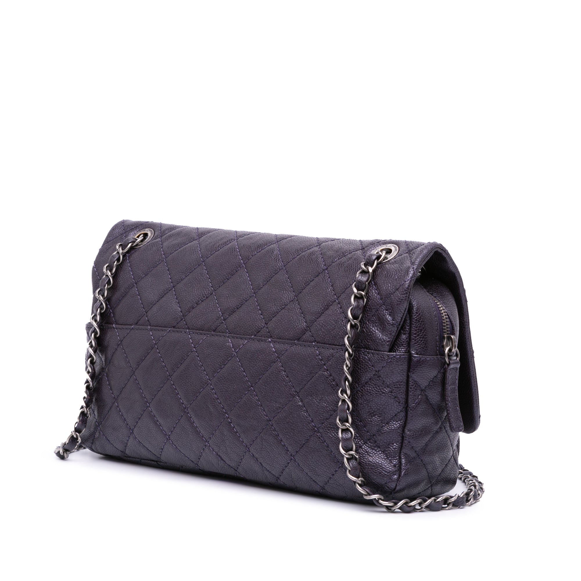 Jumbo Quilted Caviar Easy Flap Bag