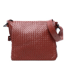 Nappa Intrecciato Flap Crossbody