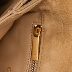 Mini Quilted Velvet Precious Buttons Chain Flap