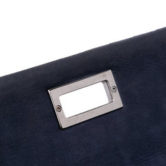 Chocolate Bar Iridescent Calfskin Bubble Flap
