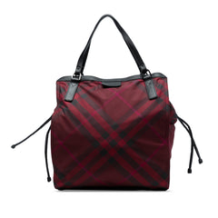 Supernova Check Nylon Buckleigh Tote
