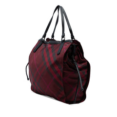 Supernova Check Nylon Buckleigh Tote