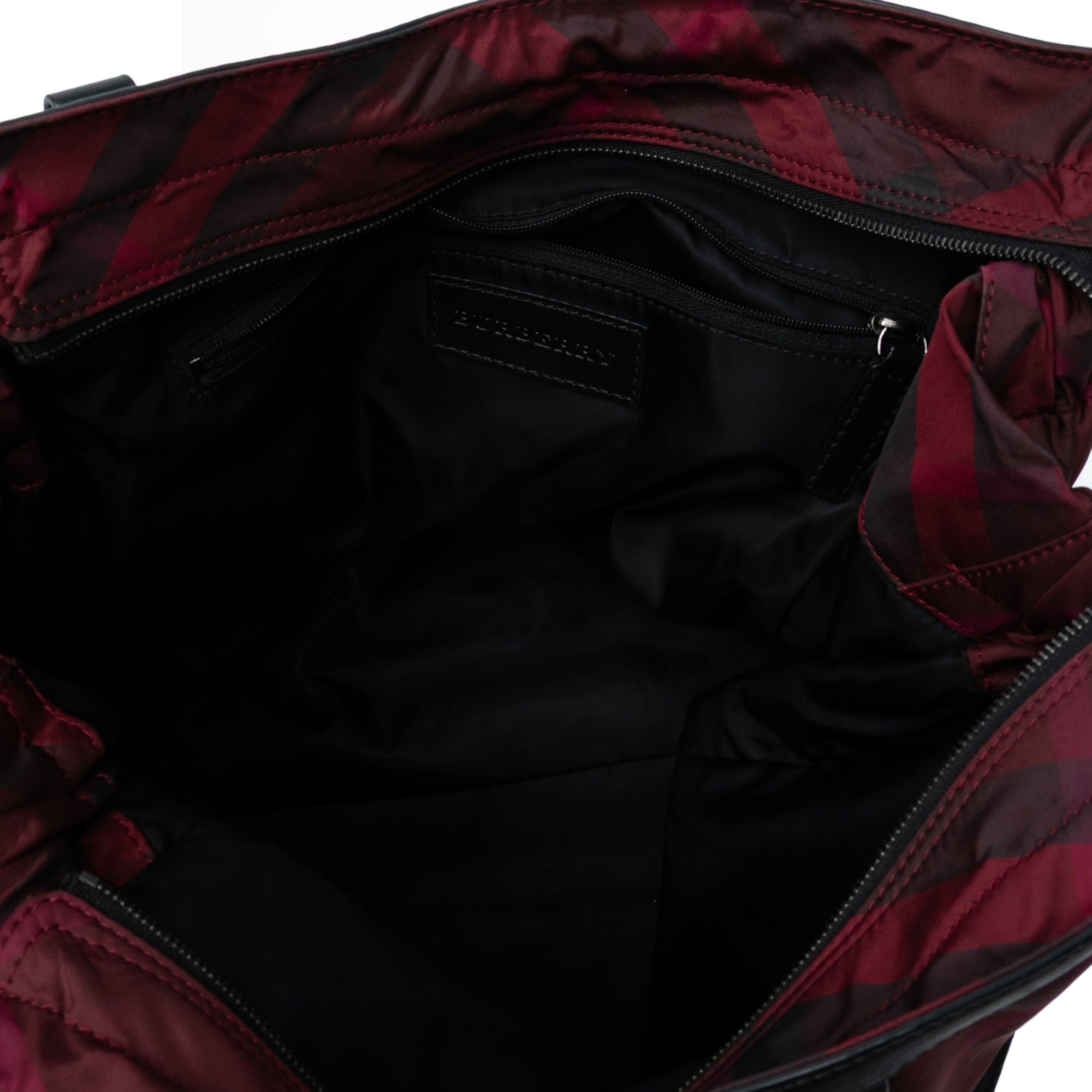 Supernova Check Nylon Buckleigh Tote