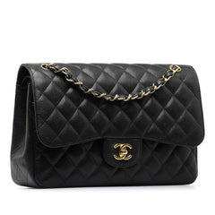 Jumbo Classic Caviar Double Flap_1