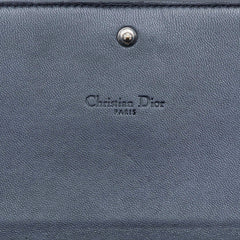 Crinkled Lambskin Cannage Lady Dior Wallet On Chain