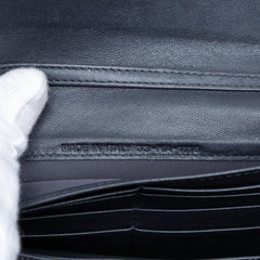 Crinkled Lambskin Cannage Lady Dior Wallet On Chain