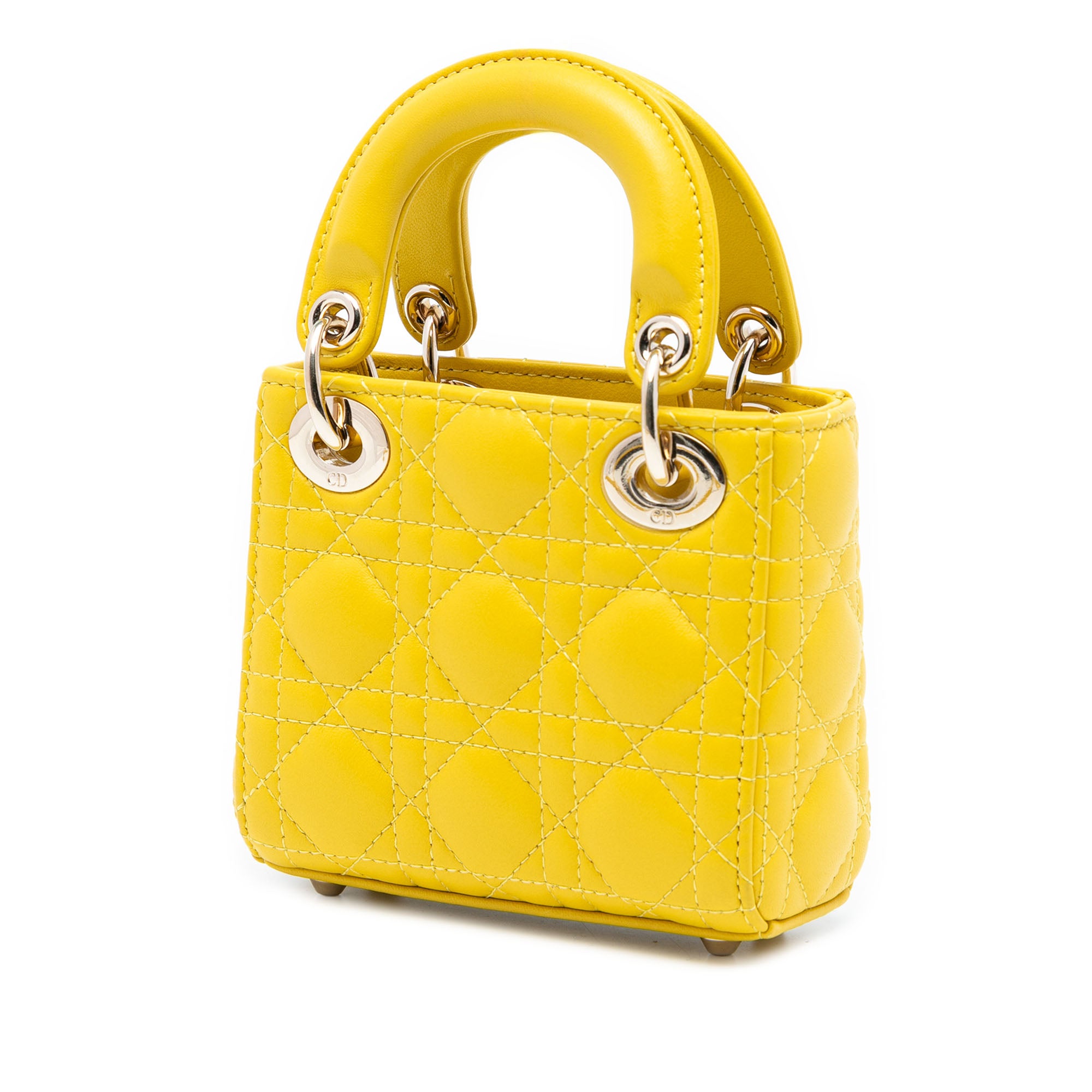 Micro Lambskin Cannage Lady Dior