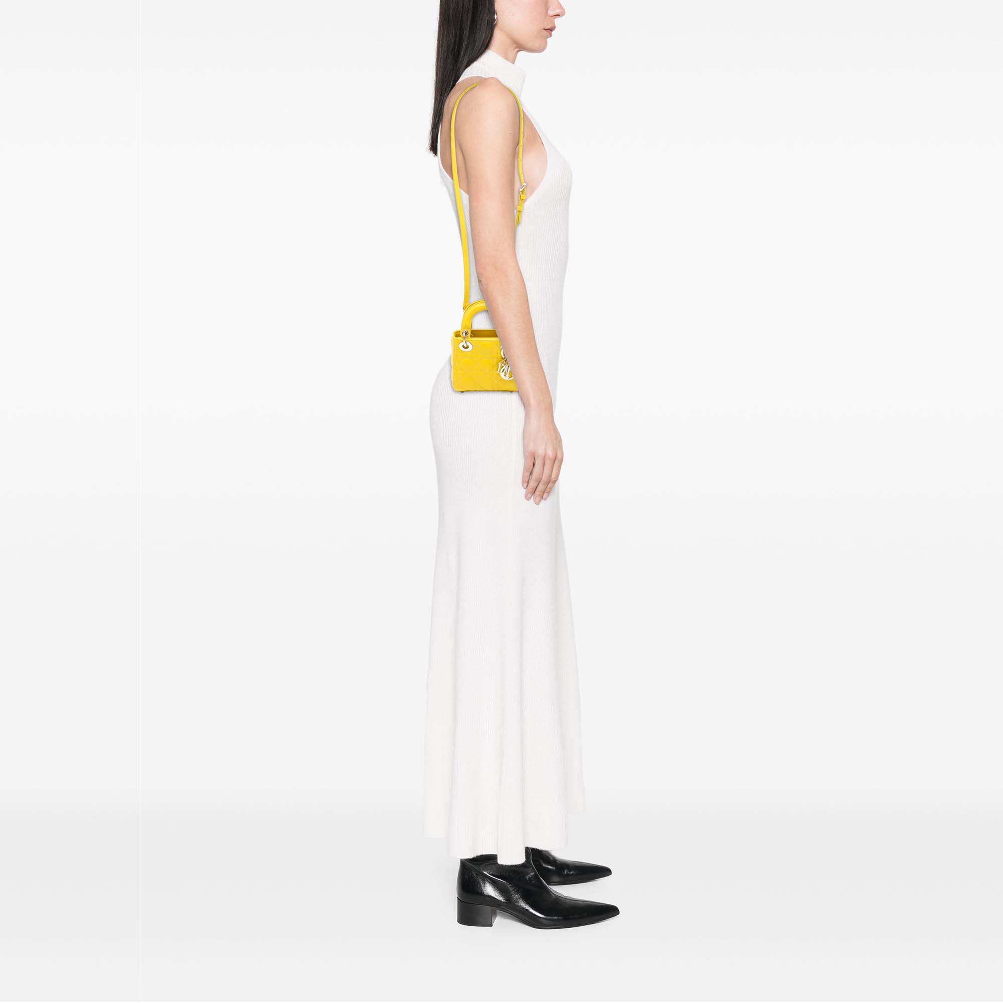 Micro Lambskin Cannage Lady Dior