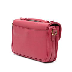 Saffiano Sound Lock Satchel