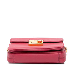 Saffiano Sound Lock Satchel