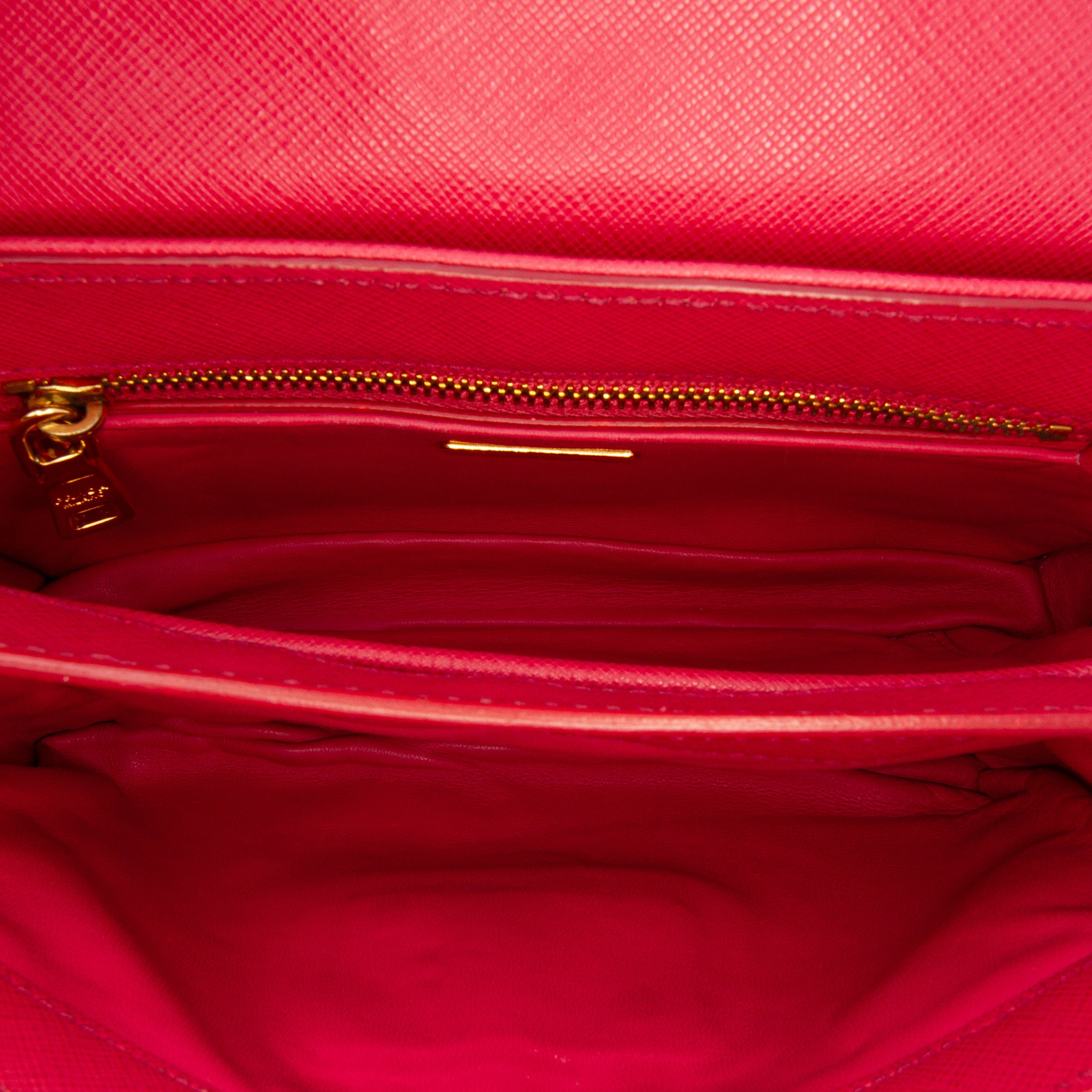 Saffiano Sound Lock Satchel