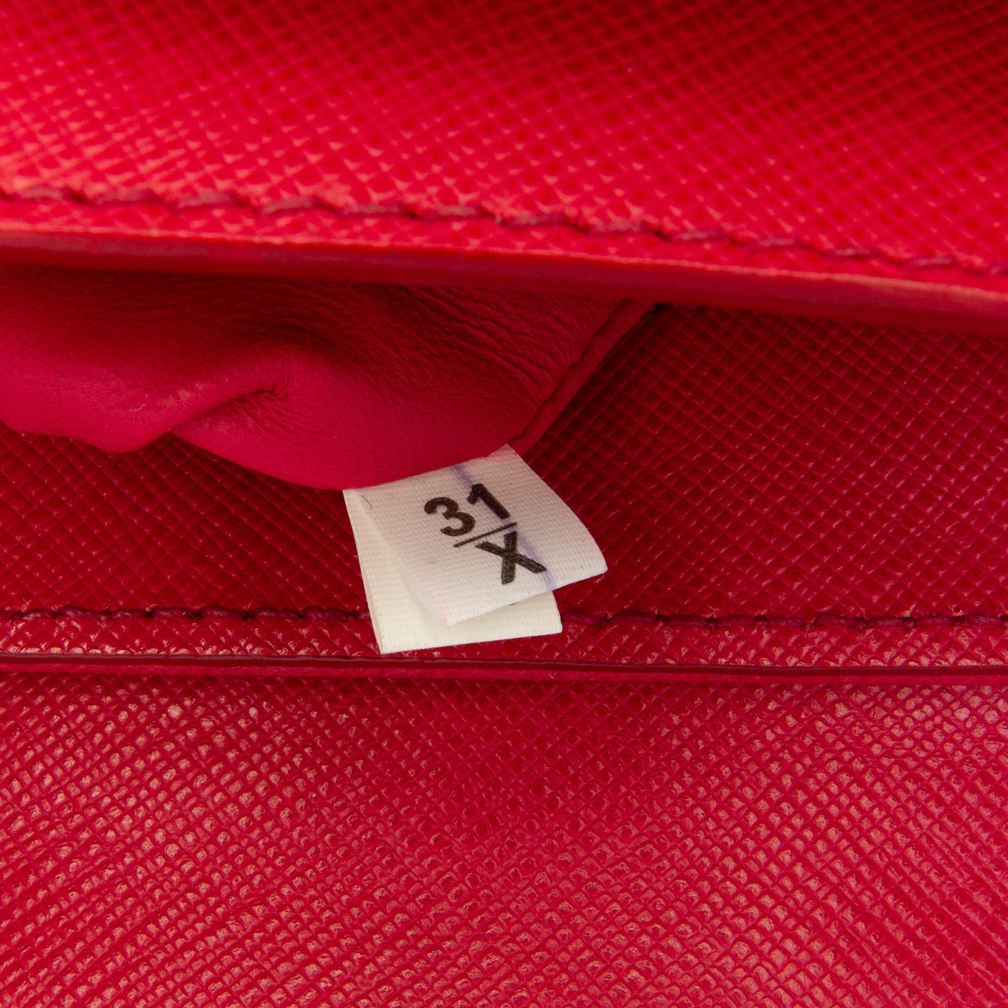 Saffiano Sound Lock Satchel