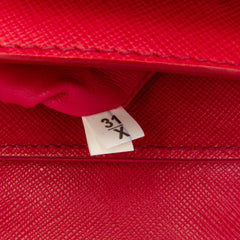 Saffiano Sound Lock Satchel