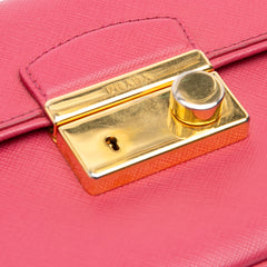 Saffiano Sound Lock Satchel