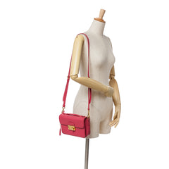 Saffiano Sound Lock Satchel
