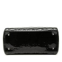 Medium Patent Cannage Lady Dior