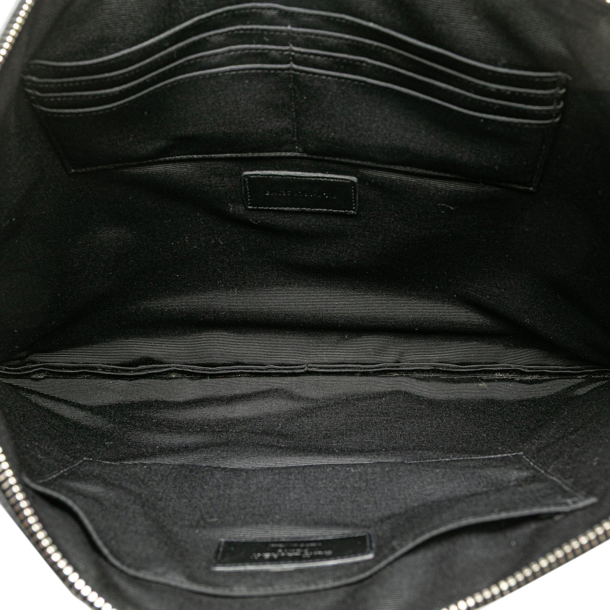 Croc Embossed Leather Document Holder