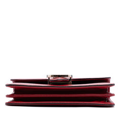 Small Dollar Calfskin Interlocking G Crossbody