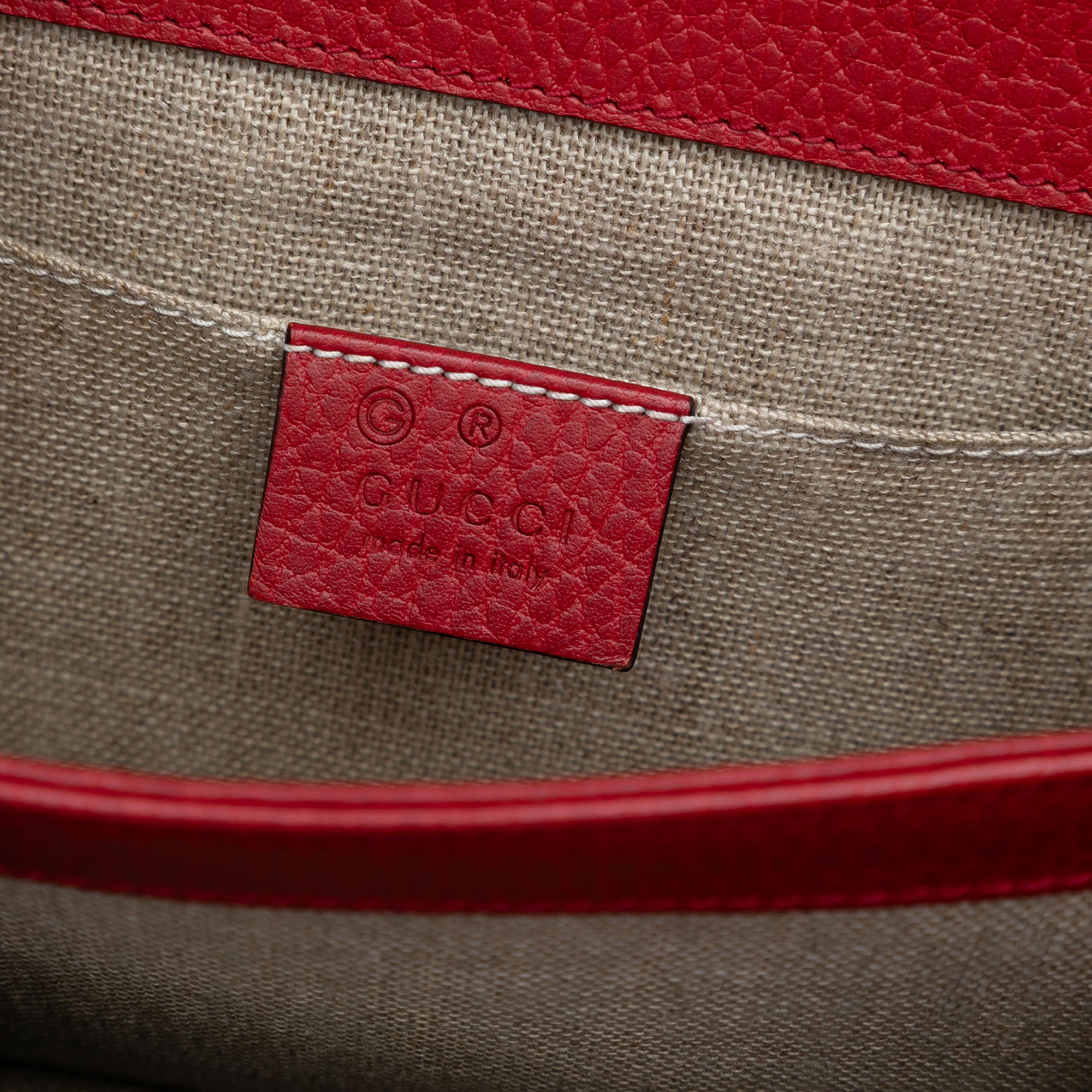 Small Dollar Calfskin Interlocking G Crossbody