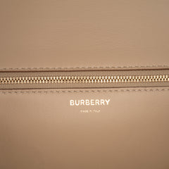 Medium TB Monogram Embossed Calfskin Chain Crossbody