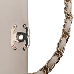 Medium Lambskin Twist Chain Enamel CC Flap