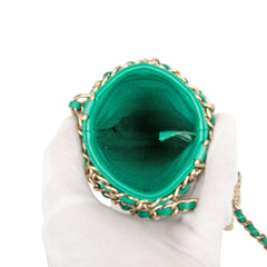 Lambskin Tech Me Out Clutch With Chain