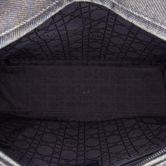Large Denim Cannage Lady Dior